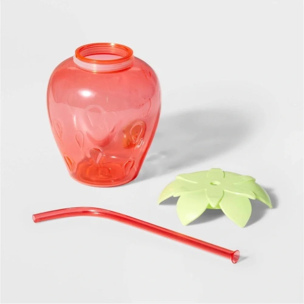 Figural 20oz Tumbler Strawberry - Sun Squad